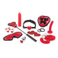 WhipSmart Heartbreaker 10 pc Set - Black/Red