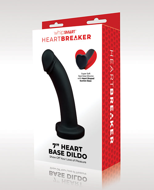 WhipSmart Realistic Dildo | Heartbreaker 7" Big Dildo | Large Dildo | Red Black Dildo | Basic Dildo