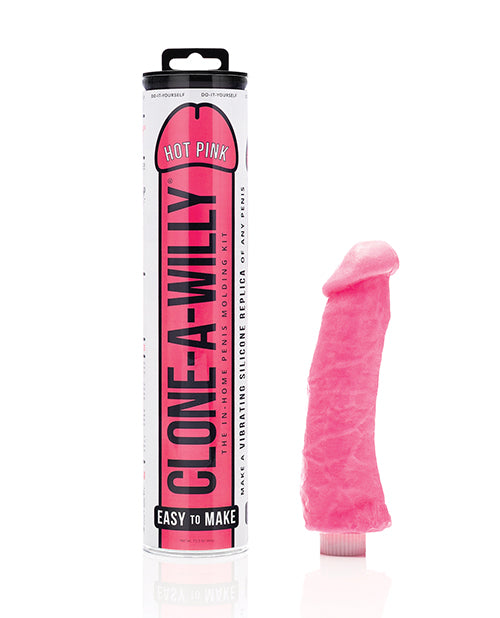 Clone-A-Willy Kit Vibrating Dildo | Hot Pink Dildo | Realistic Dildo | Homemade Big Dildo