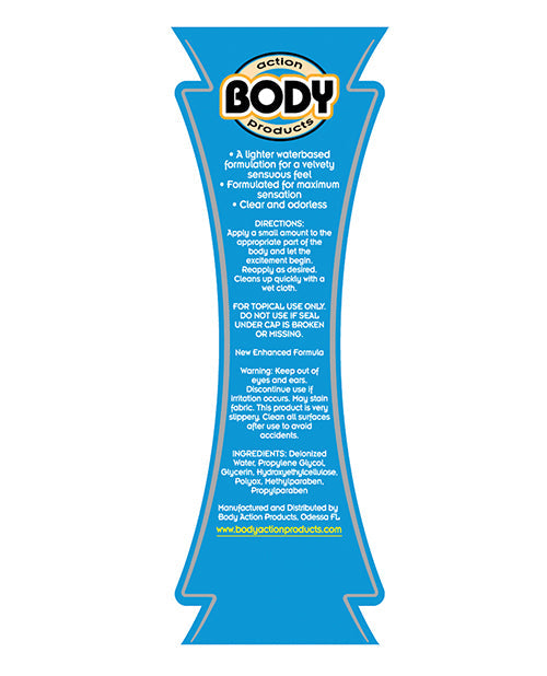 Body Action Ultra Glide Water Based - 4.4 oz Bottle