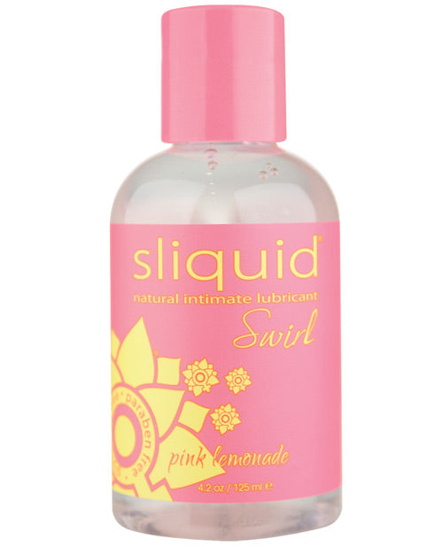 Sliquid Naturals Swirl Lubricant - 4.2 oz  Pink Lemonade