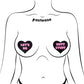 Pastease Premium Heart Let's Do Butt Stuff - Black/Pink O/S