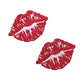 Pastease Premium Sparkle Kissing Lips - Red O/S