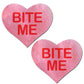 Pastease Premium Bite Me Heart - Pink/Red O/S