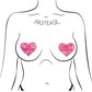 Pastease Premium I'm Horny Heart - Pink/Red O/S