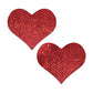 Pastease Coverage Glitter Heart - Red O/S