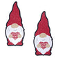 Pastease Valentine Sweetheart Garden Gnome  - Red/White O/S