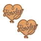 Pastease Howdy Rope Heart - Tan O/S