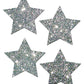 Pastease Premium Petites Glitter Star - Silver O/S Pack of 2 Pair