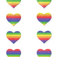 Pastease Premium Mini Rainbow Heart - Pack of 8 O/S