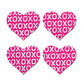 Pastease Petites XO Hearts - Pink O/S