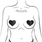 Pastease Reusable Liquid Heart - Black O/S