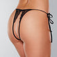 Adore Sugar Tie Side Open Lace Panty Black O/S