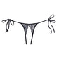 Adore Sugar Tie Side Open Lace Panty Black O/S