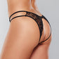 Adore Love Sick Open Lace Panty Black O/S