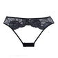 Adore Kiss Mesh & Lace Open Panty Black O/S