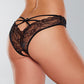 Adore Crush Lace Open Panty Black O/S