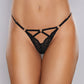 Adore Do Not Disturb Lace Thong Black O/S