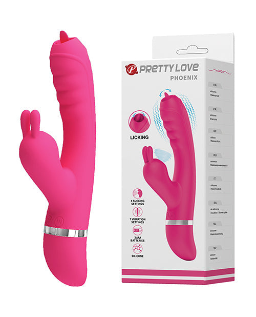 Pretty Love G Spot Vibrator | Phoenix Clit Sucking Vibrator | Licking Rabbit Vibrator | Pink Clit Vibrator