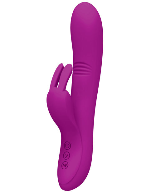 Pretty Love G Spot Vibrator | Dylan Bunny Ears Clit Vibrator | Come Hither Rabbit Vibrator | 11 Function Fuchsia