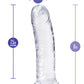 Blush B Yours Plus Realistic Dildo | 8" Big Dildo | Clear Suction Cup Dildo