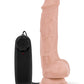 Blush Dr Tim Vibrating Dildo | 7.5" Big Dildo | Vanilla Suction Cup Dildo