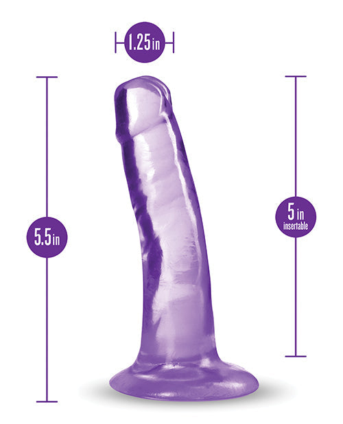 Blush B Yours Plus Large Dildo | 5" Big Dildo | Purple Suction Cup Dildo | Best Dildo