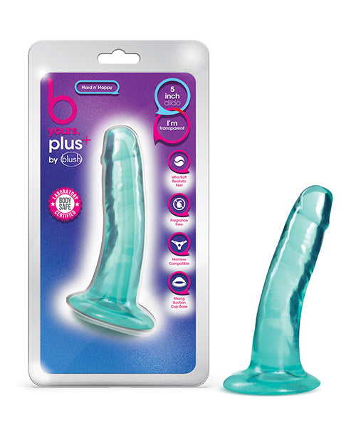 Blush B Yours Plus Large Dildo | 5" Big Dildo | Teal Suction Cup Dildo | Best Dildo