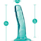 Blush B Yours Plus Large Dildo | 5" Big Dildo | Teal Suction Cup Dildo | Best Dildo