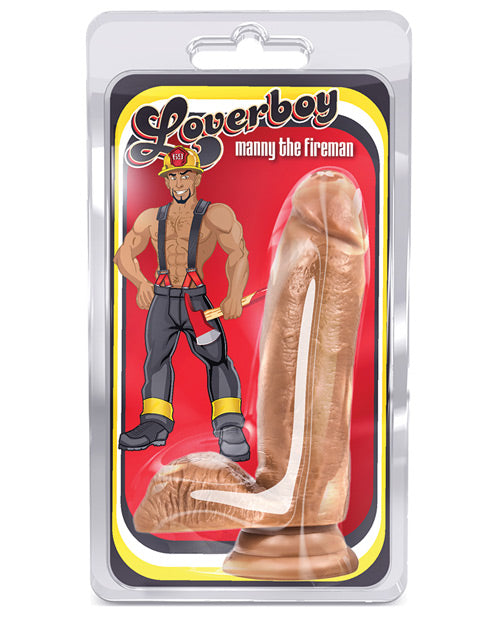 Blush Coverboy Suction Cup Dildo | Manny the Fireman Realistic Dildo | Latin 6.75" Big Dildo