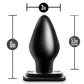 Blush Anal Adventures XXL Plug - Black