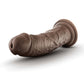 Blush Large Dildo | 8" Posable Big Black Dildo | Chocolate Suction Cup Dildo | Best Dildo