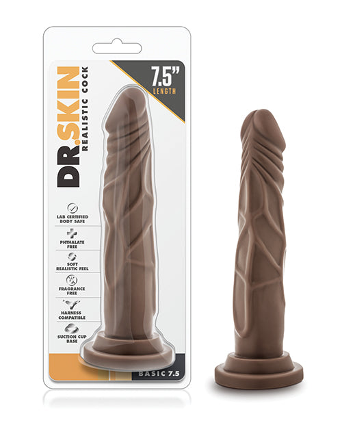 Blush Large Dildo | 7.5" Big Black Dildo | Chocolate Suction Cup Dildo | Best Dildo