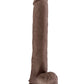 Daddy Giant Dildo | 14-Inch Suction Cup Dildo | Chocolate Big Dildo