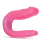 Blush B Yours 12.5" Big Dildo | Sweet Double Dildo | U-Shape Curved Pink Dildo | Realistic Dildo