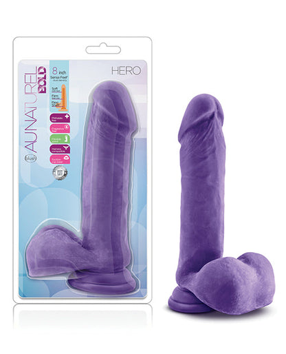 Blush Realistic Dildo | Bold Hero 8" Big Dildo | Purple Suction Cup Dildo