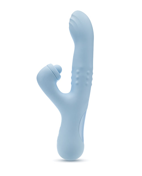 Blush Devin G-Spot Vibrator | Blue Clit Vibrator | 10-Function Rabbit Vibrator | Best Vibrator for Women