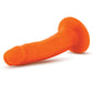 Blush Neo Large Dildo | Dual Density 6" Big Dildo | Orange Suction Cup Dildo | Best Dildo