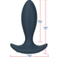 Lux Active Throb Anal Pulsating Massager w/Remote - Dark Blue