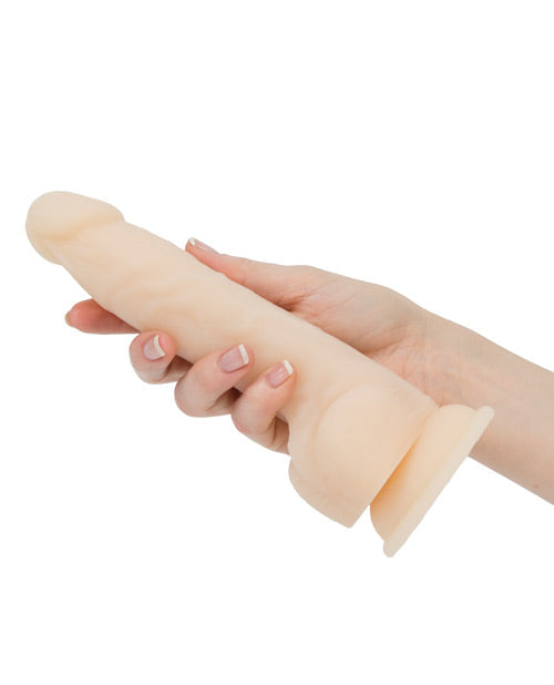 Naked Addiction Large Dildo | Flesh 8" Big Dildo | Rotating Vibrating Dildo | Suction Cup Dildo