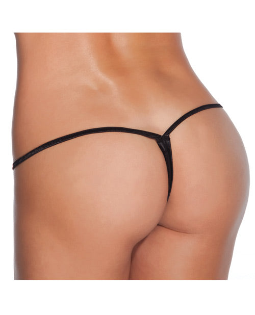 Low Rise Lycra G-String Black XL