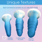 Curve Toys Simply Sweet Silicone Butt Plug Set - Blue