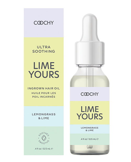 COOCHY Ultra Soothing Ingrown Hair Oil - .5 oz Lemongrass Lime