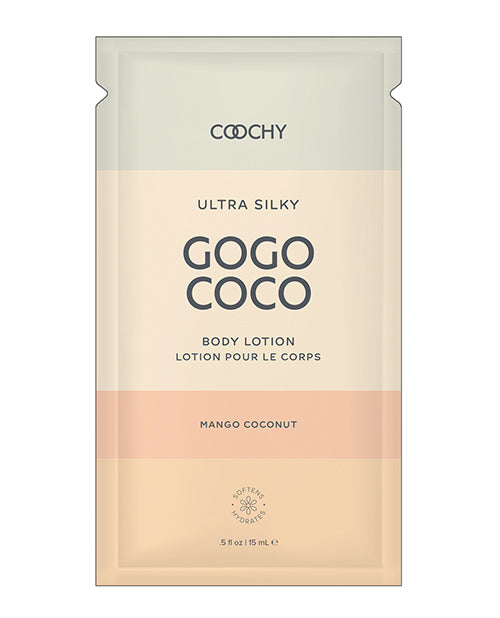 COOCHY Ultra Silky Body Lotion Foil - .35 oz Mango Coconut