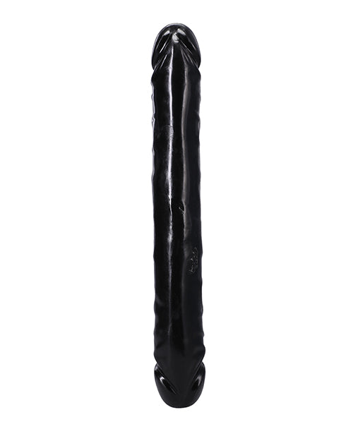 Doc Johnson 12" Big Black Dildo | Jr Double Header Realistic Dildo | Flexible Giant Dildo