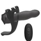 Body Extensions Be Aroused Vibrating 2 Piece Strap On Set - Black