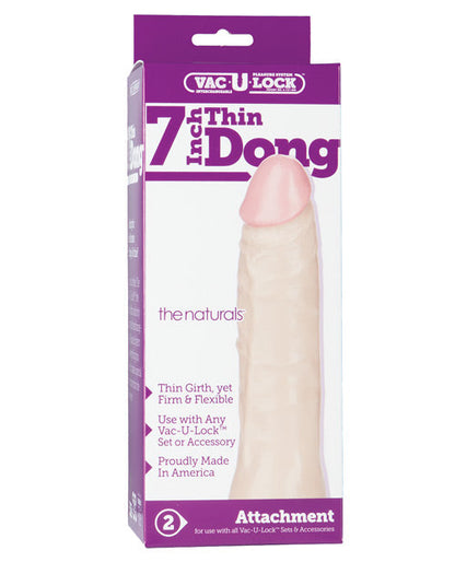 Vac-U-Lock 7" Thin Dong - White