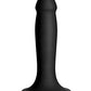 Vac-U-Lock Smooth Silicone Dong - Black