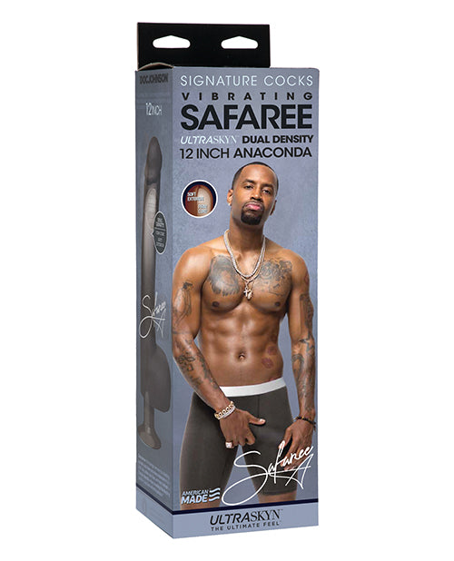 Signature Safaree Samuels Realistic Dildo | 12" Big Dildo | Vibrating Dildo | Suction Cup Dildo