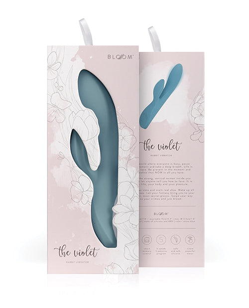 Bloom The Violet Rabbit Vibrator | Teal G Spot Vibrator | 5-Speed Clit Vibrator | Best Vibrator for Women